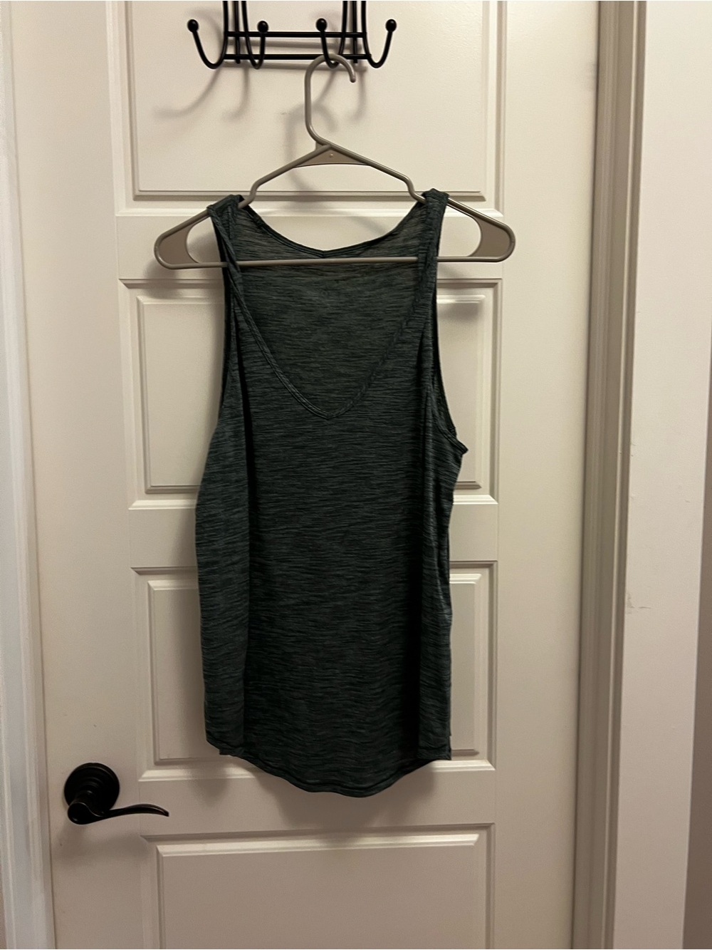 lululemon athletica Heathered Forest Green Racerback Tank